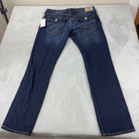 True Religion NWT Ricky Flap 34 105446 Ricky Relaxed Straight Men's Sz 40x34 - Picture 5 of 10